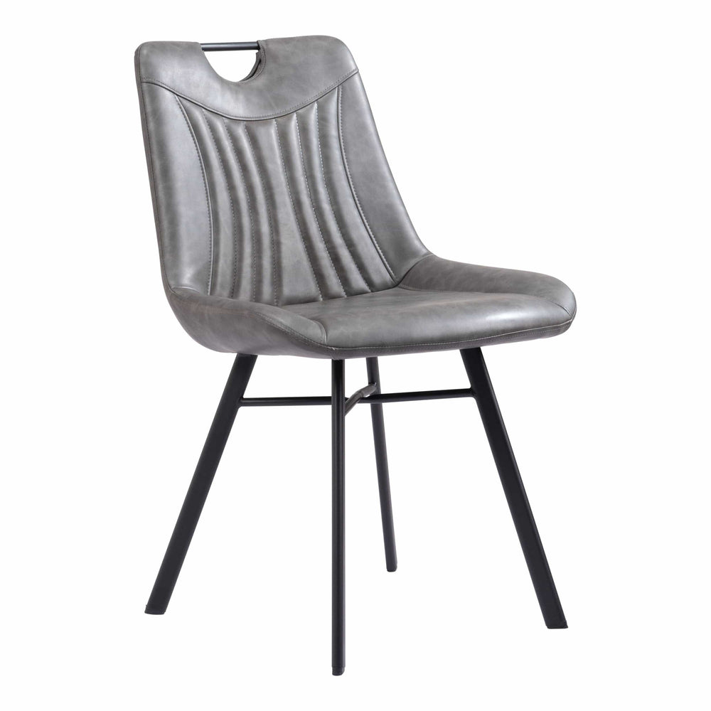 Tyler Dining Chair, Vintage Gray, Set of 2-Furniture - Dining-High Fashion Home