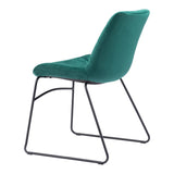 Tammy Dining Chair, Green, Set of 2-Furniture - Dining-High Fashion Home