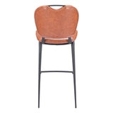 Terrence Bar Stool, Vintage Brown-Furniture-High Fashion Home