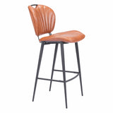Terrence Bar Stool, Vintage Brown-Furniture-High Fashion Home