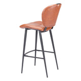 Terrence Bar Stool, Vintage Brown-Furniture-High Fashion Home