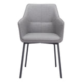 Adage Dining Chair, Gray, Set of 2-Furniture - Dining-High Fashion Home