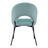 Bethpage Dining Chair, Multicolor Print & Green, Set of 2-Furniture - Dining-High Fashion Home