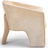 Fae Hair on Hide Chair, Buff-High Fashion Home