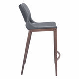 Ace Counter Stool, Dark Gray, Set of 2-Furniture-High Fashion Home