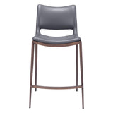 Ace Counter Stool, Dark Gray, Set of 2-Furniture-High Fashion Home