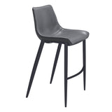 Magnus Bar Stool, Black Legs by Zuo