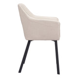Adage Dining Chair, Beige, Set of 2-Furniture - Dining-High Fashion Home