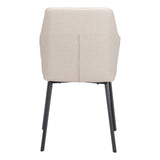 Adage Dining Chair, Beige, Set of 2-Furniture - Dining-High Fashion Home