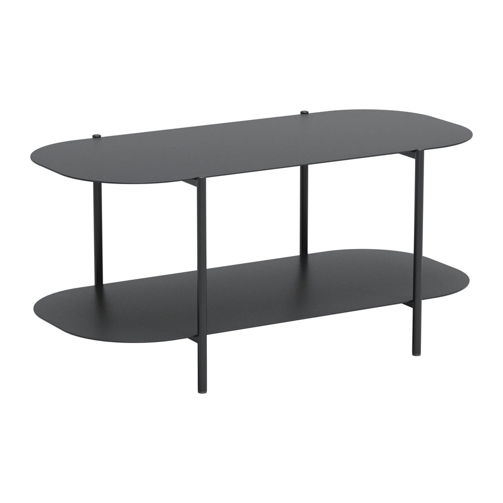 Pullman Coffee Table, Black-Furniture - Accent Tables-High Fashion Home