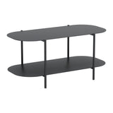 Pullman Coffee Table, Black-Furniture - Accent Tables-High Fashion Home