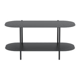Pullman Coffee Table, Black-Furniture - Accent Tables-High Fashion Home