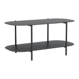 Pullman Coffee Table, Black-Furniture - Accent Tables-High Fashion Home