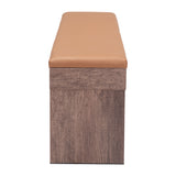 Bonker Storage Bench, Brown, Set of 2-Furniture - Benches-High Fashion Home