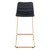Adele Bar Stool, Black, Set of 2-Furniture-High Fashion Home