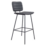 Boston Barstool, Vintage Black, Set of 2-Furniture-High Fashion Home