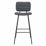 Boston Barstool, Vintage Black, Set of 2-Furniture-High Fashion Home
