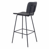 Boston Barstool, Vintage Black, Set of 2-Furniture-High Fashion Home