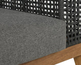 Salerno Outdoor Armchair, Gracebay Grey-Furniture - Outdoor-High Fashion Home