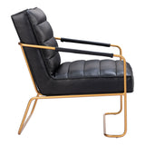 Dallas Chair, Vintage Black-Furniture - Chair-High Fashion Home
