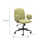 Lionel Office Chair, Olive Green-Furniture - Office-High Fashion Home