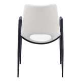 Desi Dining Chair, White, Set of 2-Furniture - Dining-High Fashion Home