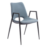Desi Dining Chair, Black Base by Zuo