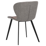 Arabella Dining Chair, Bravo Cognac/November Grey, Set of 2