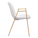 Desi Dining Chair, White, Set of 2-Furniture - Dining-High Fashion Home