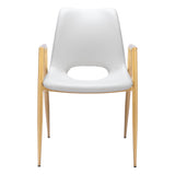 Desi Dining Chair, White, Set of 2-Furniture - Dining-High Fashion Home