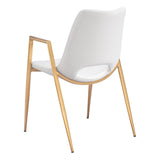 Desi Dining Chair, White, Set of 2-Furniture - Dining-High Fashion Home