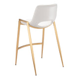 Desi Counter Stool, White, Set of 2-Furniture-High Fashion Home