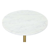 Cynthia Side Table, White-Furniture - Accent Tables-High Fashion Home