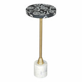 Lizza Side Table, Multicolor-Furniture - Accent Tables-High Fashion Home