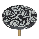 Lizza Side Table, Multicolor-Furniture - Accent Tables-High Fashion Home
