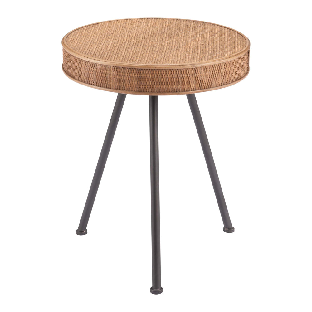 Stuart Side Table, Natural-Furniture - Accent Tables-High Fashion Home