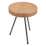 Stuart Side Table, Natural-Furniture - Accent Tables-High Fashion Home