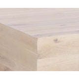 Frezco Square Coffee Table, Light Oak-Furniture - Accent Tables-High Fashion Home
