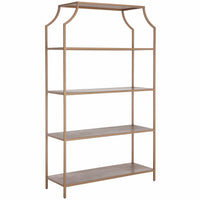 Kessler Bookcase, Antique Gold