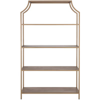 Kessler Bookcase, Antique Gold
