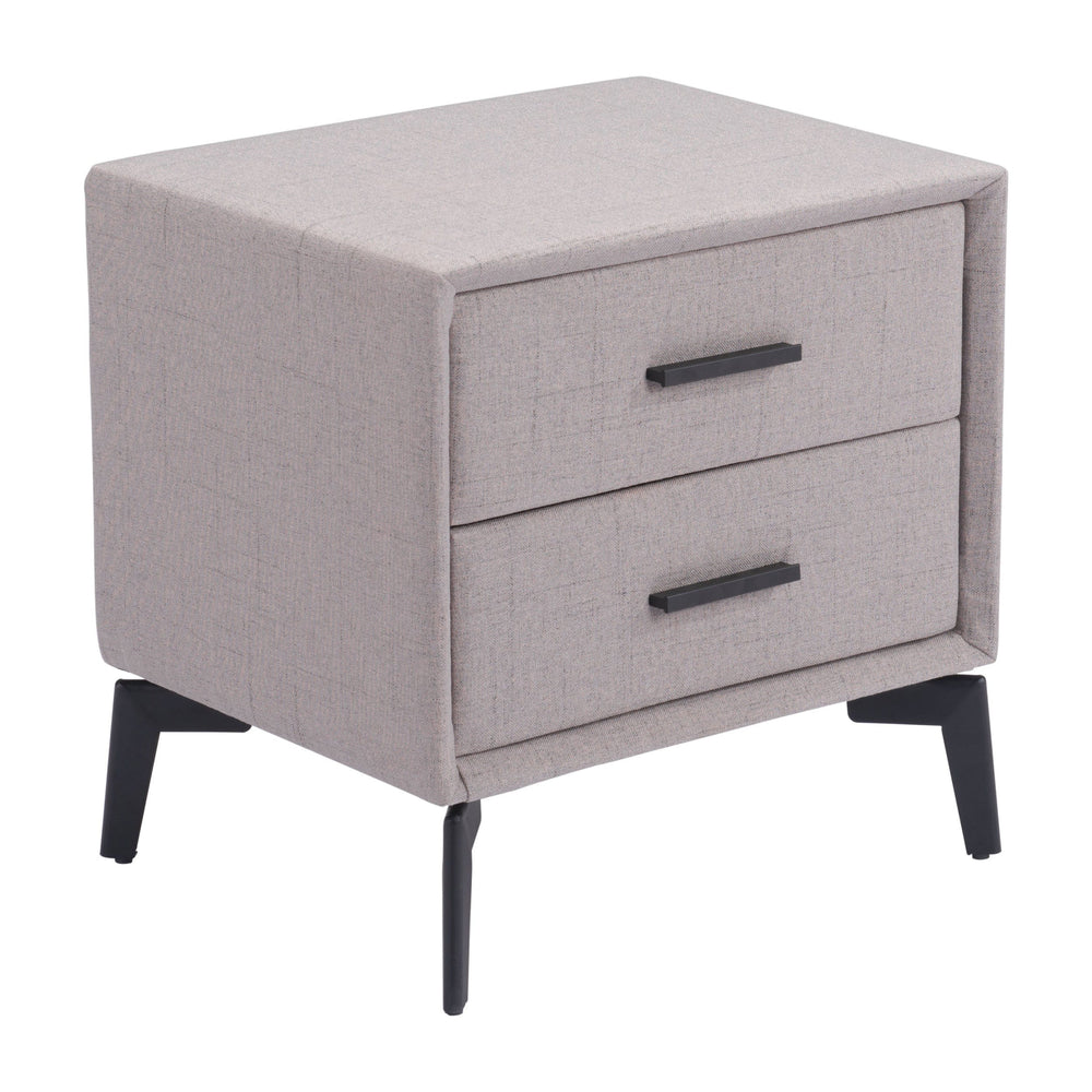 Halle Side Table, Gray-Furniture - Accent Tables-High Fashion Home