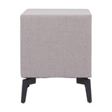 Halle Side Table, Gray-Furniture - Accent Tables-High Fashion Home