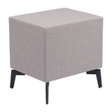 Halle Side Table, Gray-Furniture - Accent Tables-High Fashion Home
