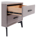Halle Side Table, Gray-Furniture - Accent Tables-High Fashion Home