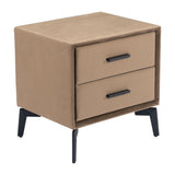 Montana Side Table, Brown-Furniture - Accent Tables-High Fashion Home