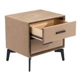 Montana Side Table, Brown-Furniture - Accent Tables-High Fashion Home