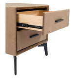 Montana Side Table, Brown-Furniture - Accent Tables-High Fashion Home