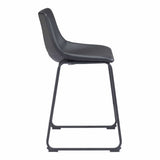 Smart Counter Stool, Black, Set of 2-Furniture-High Fashion Home