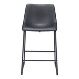 Smart Counter Stool, Black, Set of 2-Furniture-High Fashion Home