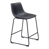 Smart Counter Stool, Black, Set of 2-Furniture-High Fashion Home